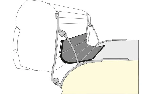 Fiamma Kit Rain Guard Van 3 Fiamma Kit Rain Guard Van