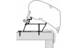 Thule Markisenadapter Malibu Roof 3,5 M -Markisen Serie 230122 2661094