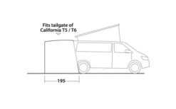 Easy Camp Crowford Heckzelt -Markisen Serie 252023 1783393