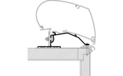Thule Caravan Omnistor 6200 / 6300 / 9200 Markisenadapter Dachmontage 3,0 M 11 Thule Caravan Omnistor 6200 / 6300 / 9200 Markisenadapter Dachmontage 3,0 M -Markisen Serie 357758 2544050