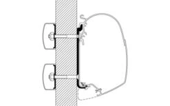 Thule Universal Markisenadapter Für Omnistor 4900 / 5200 / 8000 3 M -Markisen Serie 487793 3592771