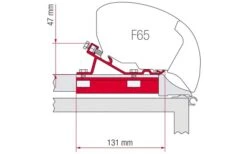 Fiamma F65/F80 Kit Mercedes Sprinter - VW Crafter (High Roof) -Markisen Serie 57433 11080