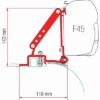 Fiamma Markisenhalterung-Kit Ducato/Jumper/Boxer High Roof ≥ 2006 -Markisen Serie 628235 4339579