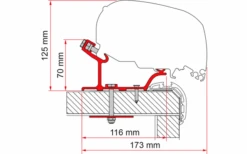 Fiamma Adapter Carthago Malibu 340 Markisenadapter Für Fiamma F80 / F65 340 9 Fiamma Adapter Carthago Malibu 340 Markisenadapter Für Fiamma F80 / F65 340 -Markisen Serie 656061 4532355