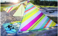 Bent Zip- Canvas Single Verbindbares Sonnensegel 250 X 250 X 250 Cm Mint 12 Bent Zip- Canvas Single Verbindbares Sonnensegel 250 X 250 X 250 Cm Mint -Markisen Serie 696500 4862600