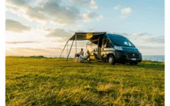 Fiamma F80s 290 Markise Gehäusefarbe Deep Black Tuchfarbe Royal Grey 290 Cm -Markisen Serie 705173 4764956