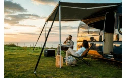 Fiamma F80s 290 Markise Gehäusefarbe Deep Black Tuchfarbe Royal Grey 290 Cm -Markisen Serie 713642 4816259