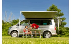 Fiamma F35 Pro 180 Markise Gehäusefarbe Titanium Tuchfarbe Royal Grey 180 Cm -Markisen Serie 808142 5277365