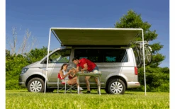 Fiamma F35 Pro 180 Dachmarkise Gehäusefarbe Deep Black Tuchfarbe Royal Grey 180 Cm -Markisen Serie 808382 5278139