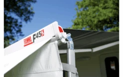 Fiamma F45s 260 Markise Gehäusefarbe Polar White Tuchfarbe Royal Grey 260 Cm -Markisen Serie 811754 5283845