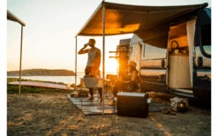 Fiamma F80s Ducato 320 Markise Gehäusefarbe Deep Black Tuchfarbe Royal Grey 320 Cm -Markisen Serie 822725 5315027